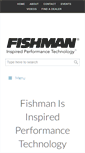 Mobile Screenshot of fishman.com
